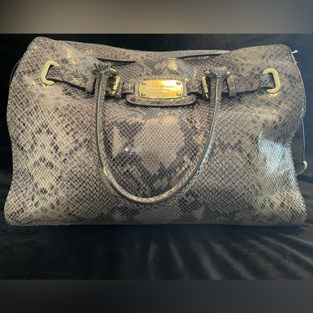 Michael Kors snakeskin purse